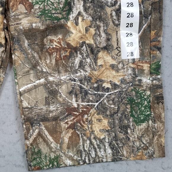 Realtree Staghorn Creek Shorts Mens 28 Camo Realtree Edge Hunting Outdoors - Picture 5 of 15